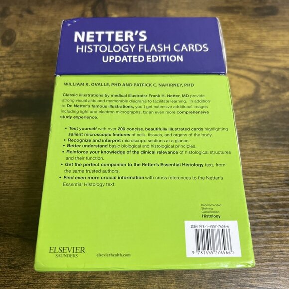 Netter's Histology Flash Cards, Updated Edition Great Condition - Picture 3 of 4